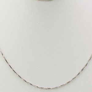 16.5 " Platinum Necklace